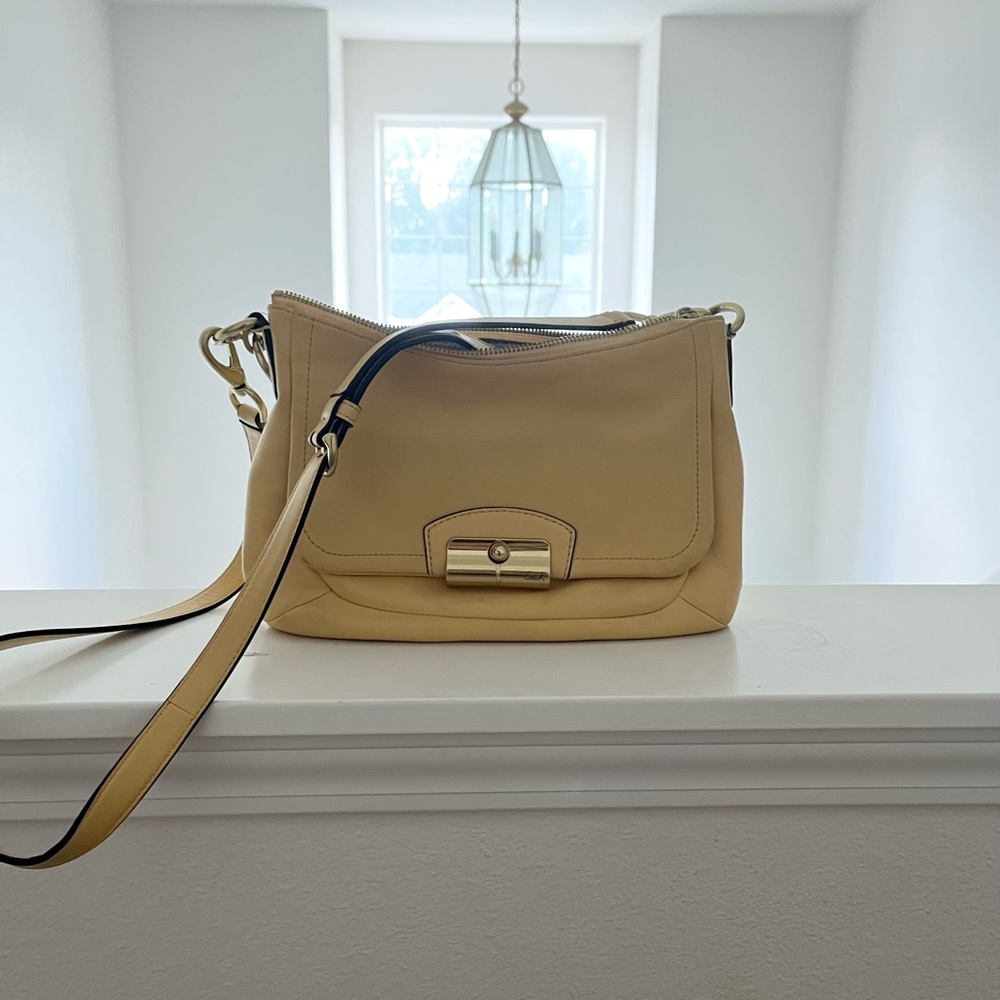 Yellow Coach Crossbody Bag